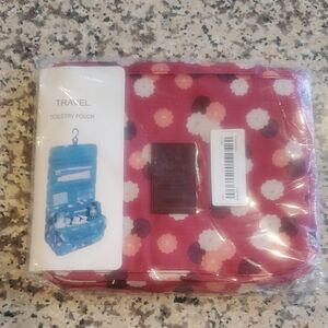 Pink Floral Toiletry Pouch